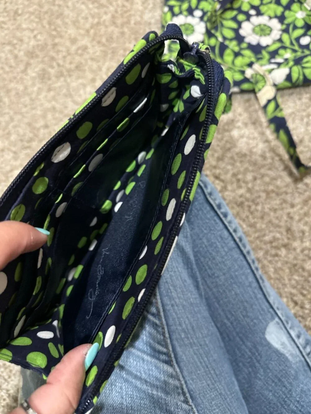 Matching Vera Bradley Large Tote, Crossbody & Wallet Set